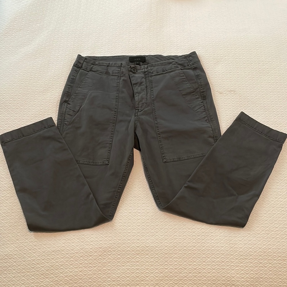 J. Crew Women's Cargo Skinny Chino Pants in Stretch Cotton Size 10